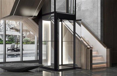 ガラス製ホームエレベーター